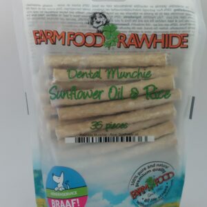 Farm Food Dental Munchie Rawhide Sunflower Oil Rice
