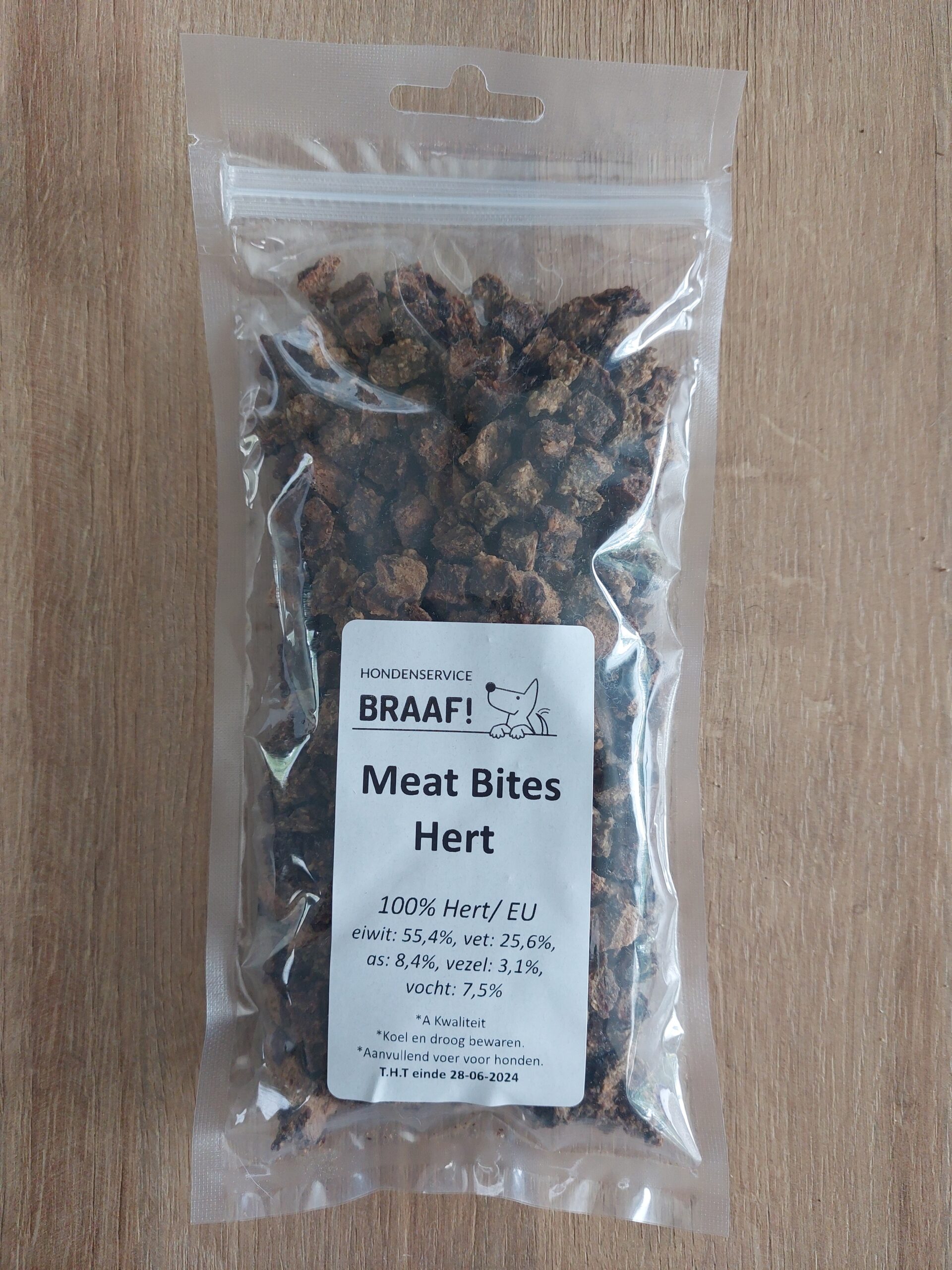 Meat Bites Hert (zak 150 gram)
